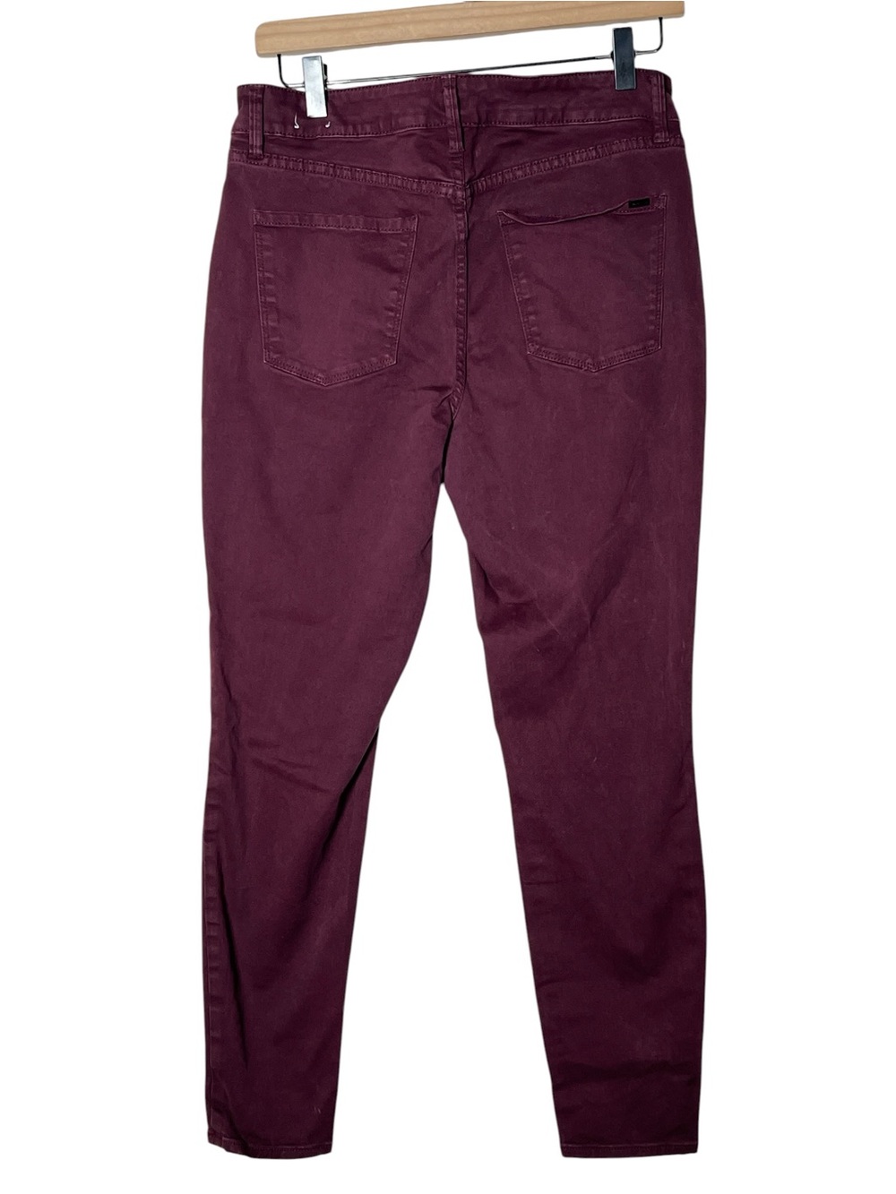 White house black market plum purple skinny ankle jeans size 6 B133 - Picture 7 of 7